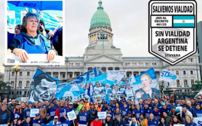 VIALIDAD NACIONAL: Los trabajadores celebraron el rechazo de Diputados al DNU que disponía su cierre