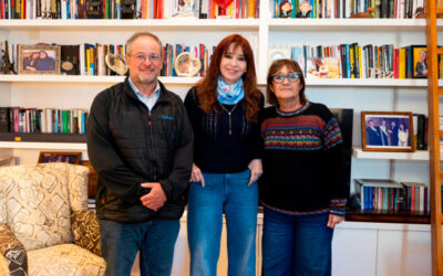Líder de CTERA y titular de la Internacional de Educación visitaron a Cristina Kirchner en San José 1111