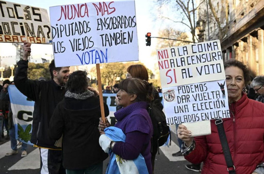 Miércoles candente en CABA: Se esperan nuevas marchas de jubilados y universitarios