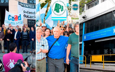Paro en la UNR y la UTN contra el veto presidencial a la ley de financiamiento educativo