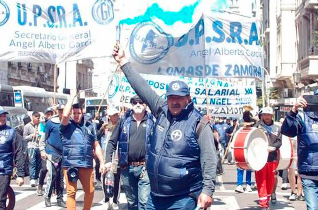 UPSRA se movilizó en el Mercado Central para reclamar mejoras laborales