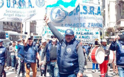 UPSRA se movilizó en el Mercado Central para reclamar mejoras laborales