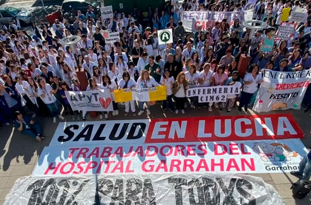 Con un paro y acompañados de madres y padres de pacientes y ex pacientes, trabajadores del Garrahan movilizarán hacia el Congreso de la Nación