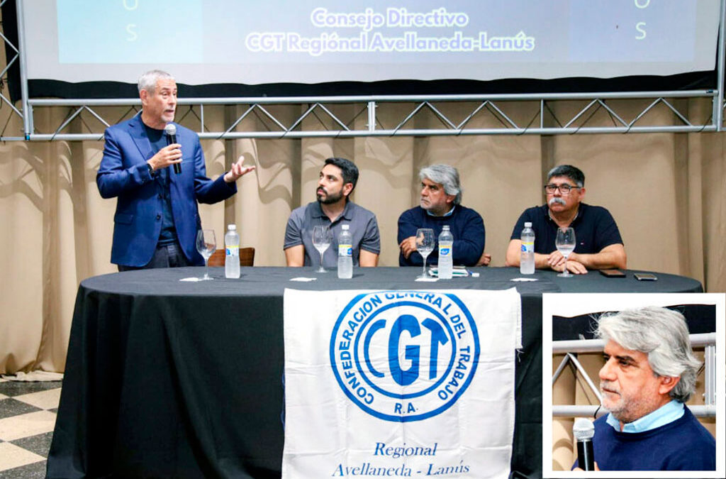 FUERZA PATRIA: Instó Plenario de la CGT Reg. Avellaneda Lanús con FERRARESI, CORREA, MOYANO (h) y JEREZ