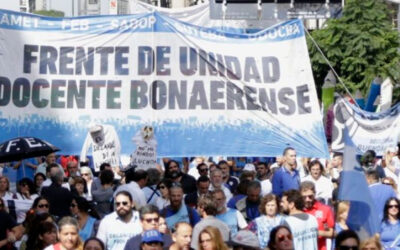 Docentes bonaerenses lanzan nueva jornada de protesta en defensa de la educación pública