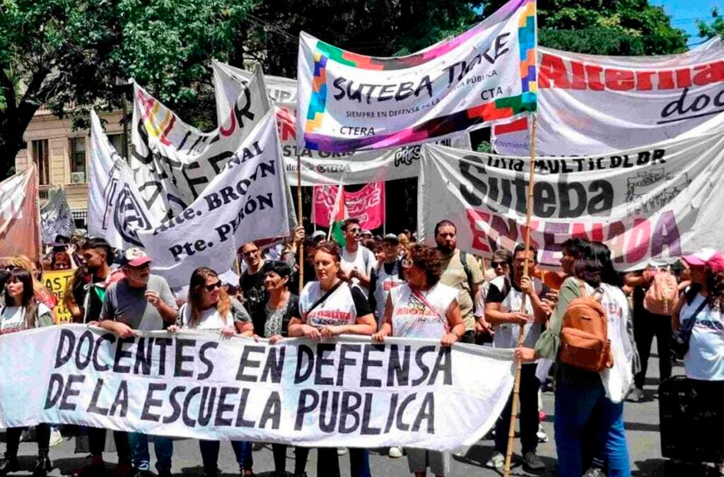 SUTEBA multicolor llama a paro docente en la provincia de Buenos Aires por «salarios de pobreza»