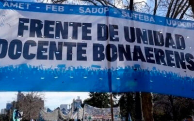 Docentes bonaerenses vuelven a las calles: jornada de protesta contra el ajuste y el recorte educativo