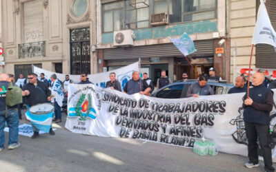 Trabajadores de STIGAS viajan a CABA para reclamar a Camuzzi que vuelva a la mesa paritaria