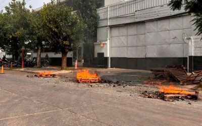 El frigorífico Euro despidió a 47 trabajadores: fuerte protesta en las instalaciones de la empresa
