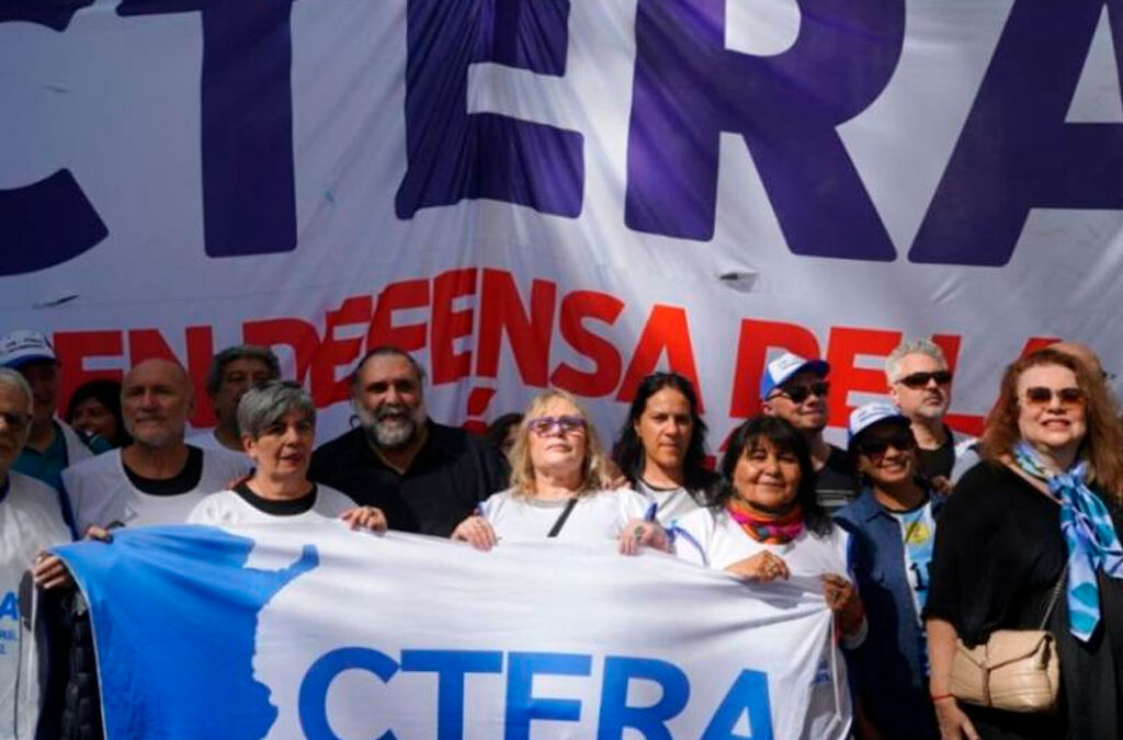 Paro nacional docente y marcha federal educativa