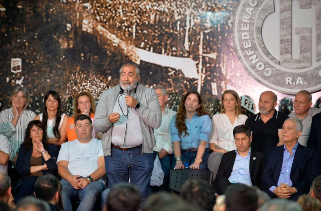Unidad en lo público: la CGT mostró respaldo político junto a Kicillof en La Plata