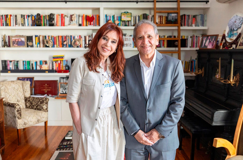 Sergio Palazzo visitó a Cristina Kirchner y destacó su «valentía y compromiso con el país»
