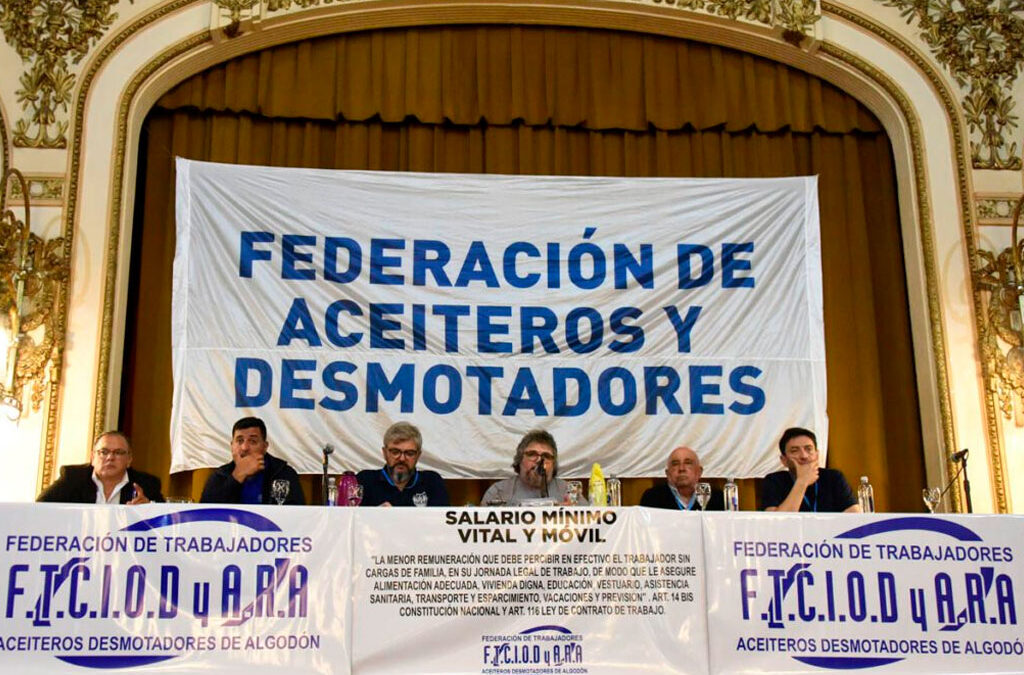 Aceiteros inician este martes su 74° Congreso y apuntan contra la reforma laboral: «Hay motivos de sobra para luchar»