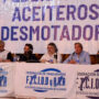 Trabajadores aceiteros harán un paro en rechazo a la reforma laboral de Milei