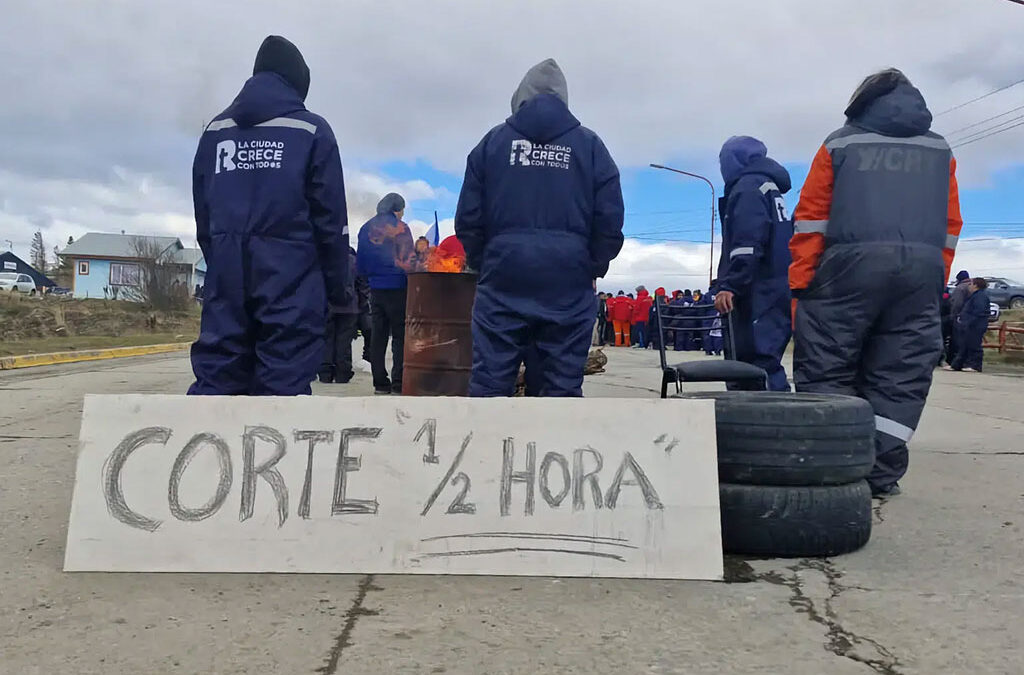 Municipales de Río Turbio iniciaron paro por incumplimiento salarial