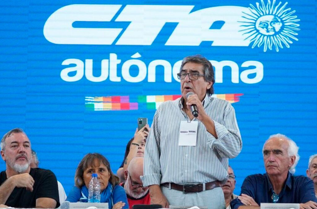 LA CTA Autónoma denunció persecución del Gobierno y respaldó a Rodolfo Aguiar tras la denuncia penal de Bullrich