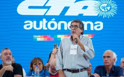 LA CTA Autónoma denunció persecución del Gobierno y respaldó a Rodolfo Aguiar tras la denuncia penal de Bullrich