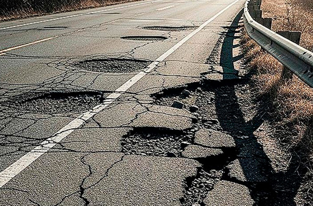 Estado ausente: 30.000 de los 40.000 km de rutas nacionales necesitan mantenimiento, con un 70% en mal estado