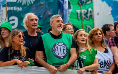 ATE tensiona con el Gobierno: Paro nacional y masiva marcha al Congreso contra la reforma laboral