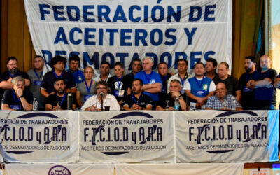 Paro nacional de aceiteros contra la reforma laboral