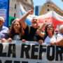 Aguiar celebró la postergación de la reforma laboral y llamó a profundizar la lucha con un paro activo: «No les podemos dar tregua»