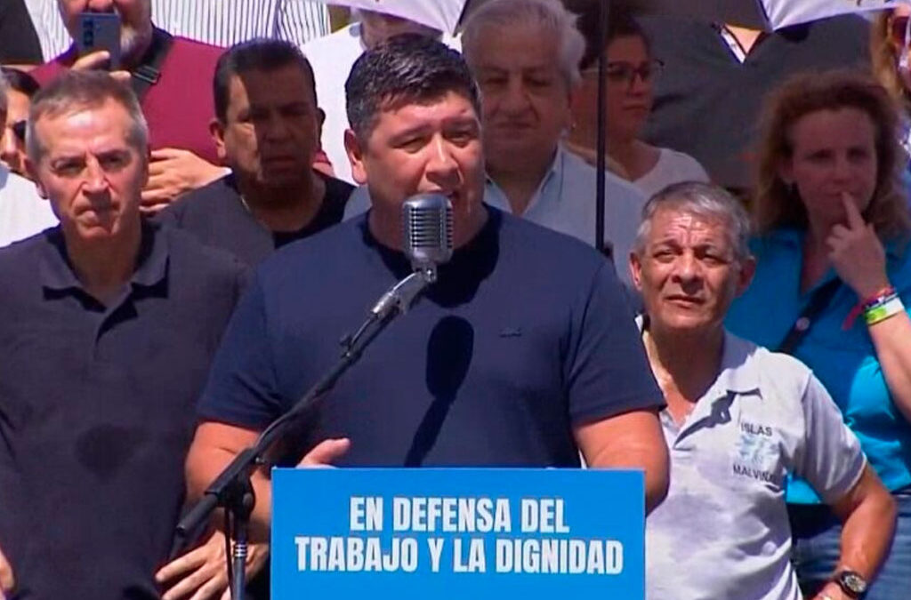 Jerónimo rechazó la reforma laboral y adelantó que la CGT «no va a dar ni un paso atrás»
