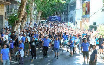 FOETRA marchó a Plaza de Mayo para decirle no a la reforma laboral