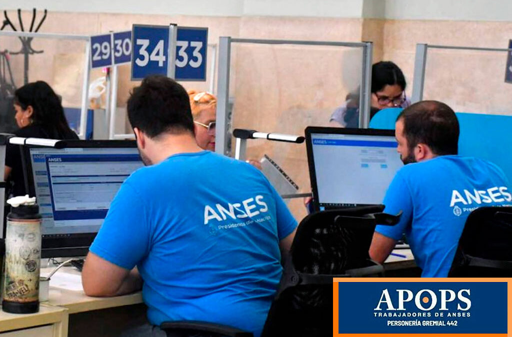 APOPS denuncia operativos de amedrentamiento en ANSES de funcionarios del Ministerio de Desregulación