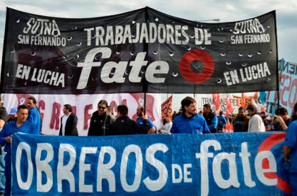 En la previa de Navidad, paro de 24 horas y manifestaciones en Fate y Bridgestone