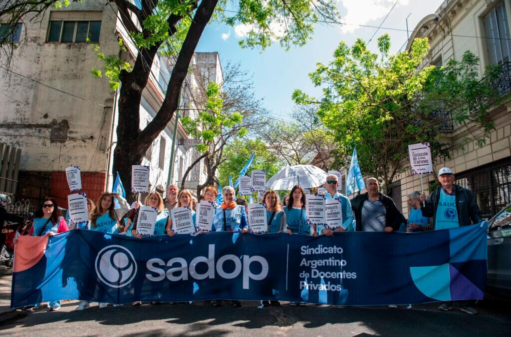 SADOP reclama fondos para educación y ciencia frente al Presupuesto 2026