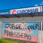 Tras 40 días de acampe Caromar se niega a pagar las indemnizaciones: «Esto va a pasar en muchos otros lugares»