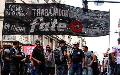 Paro total en Fate por más de un año sin aumentos y salarios que se desploman