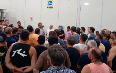 Crisis en Lácteos Verónica: tenso cruce entre trabajadores y uno de los dueños en Totoras