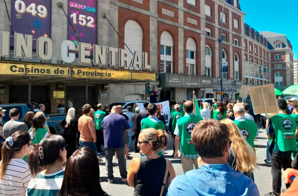 “Nuestros derechos no esperan más”: trabajadores de Casinos bonaerenses anuncian protestas diarias en toda la provincia