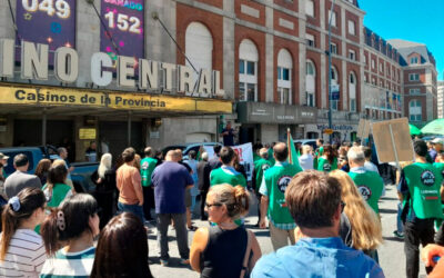 “Nuestros derechos no esperan más”: trabajadores de Casinos bonaerenses anuncian protestas diarias en toda la provincia