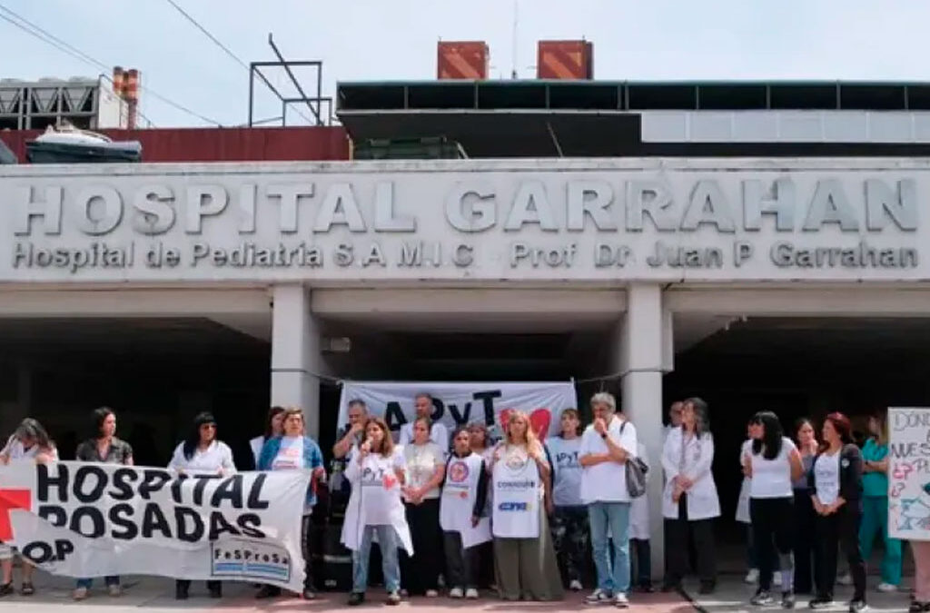Trabajadores del Garrahan denuncian amenazas del interventor y alertan por intento de aplicar la reforma laboral