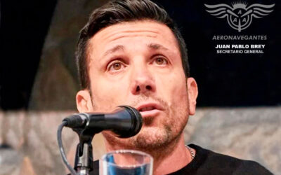JP BREY: “Los AERONAVEGANTES resistiremos la Reforma Laboral y la Política Aerocomercial del Gobierno”