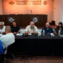 Trabajadores del transporte paran y marchan al Congreso contra la reforma laboral