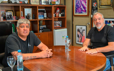 Pablo Moyano recibió a Rodolfo Aguiar y coincidieron en «hacer crecer y consolidar el frente sindical para confrontar con Milei»