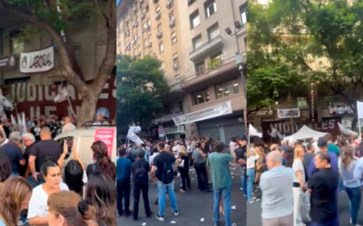 Judiciales tomaron el edificio de los Tribunales del Trabajo