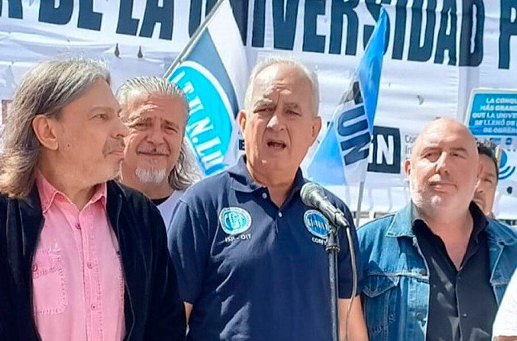 NODOCENTES de universidades van al paro contra la reforma laboral y el proyecto libertario de financiamiento universitario