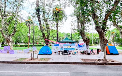 Enfermeros autoconvocados marchan en Santa Fe por un salario básico de $2 millones y reconocimiento profesional