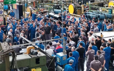 Los trabajadores de FATE proponen ley para salvar la única fábrica de neumáticos pesados