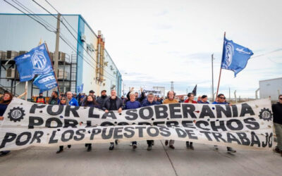 El FreSU acompañó el paro de la UOM en Aires del Sur y advierte que será «el año con más conflictos de Milei»