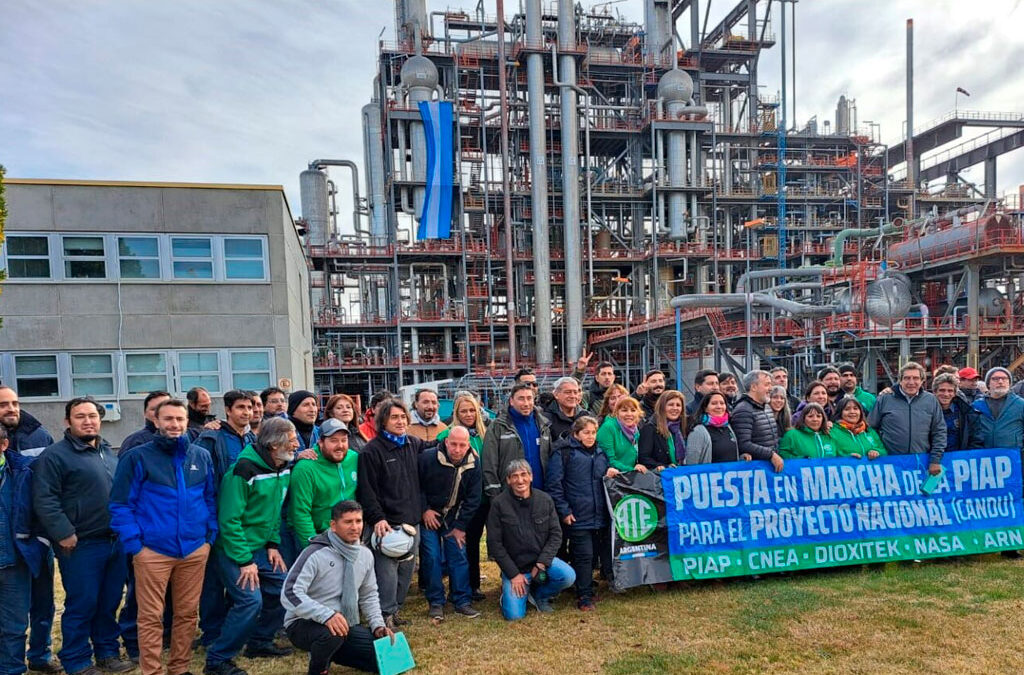 Ante la incertidumbre laboral, lanzan un paro por tiempo indeterminado en la Planta Industrial de Agua Pesada de Neuquén