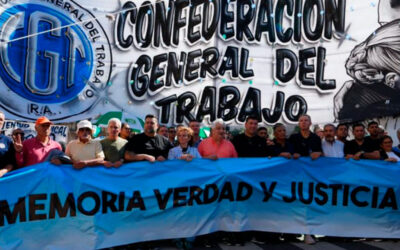 La CGT marchó por los 50 años del golpe y se movilizó a Plaza de Mayo