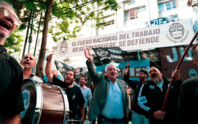 Judiciales profundizan las protestas en defensa del fuero laboral y advierten con extender el paro a toda la Justicia