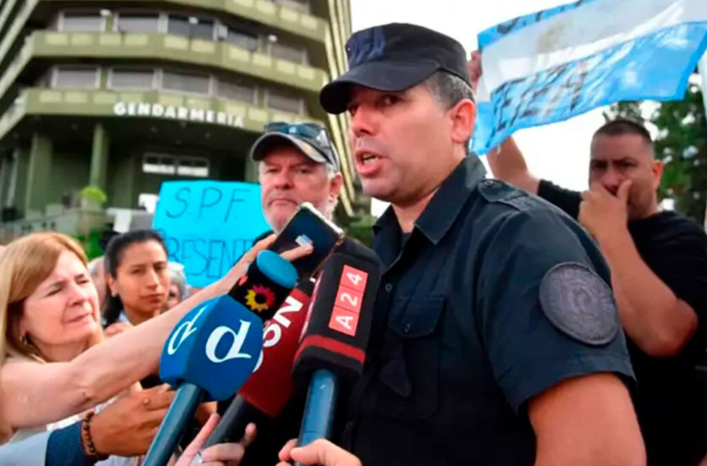 Salario y obra social, ejes de la inédita movilización de las cinco fuerzas federales de seguridad