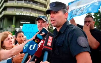 Salario y obra social, ejes de la inédita movilización de las cinco fuerzas federales de seguridad