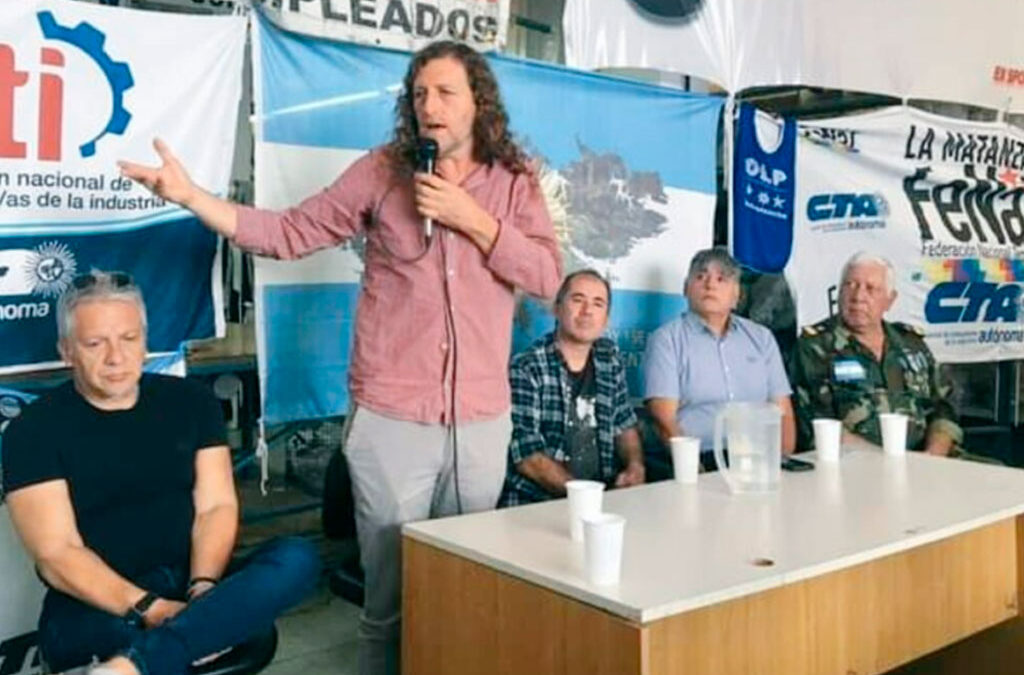 La CTA Autónoma se sube al conflicto de Fate «para derrotar a Milei»
